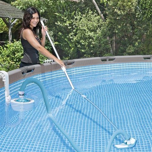 Intex Kit d'entretien luxe Pour piscine - Epuisette de fond, une
