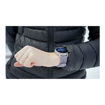 Suunto 5 Peak - 43 mm - gris - montre de sport avec sangle - silicone - taille du bracelet : S/M - affichage 1.1" - Bluetooth - 39 g - bleu ciel