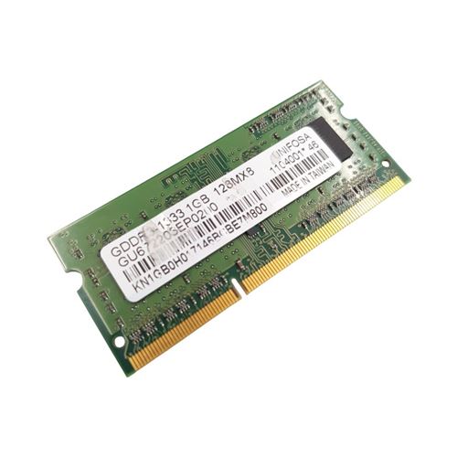 Barrette Mémoire 1Go Ram Ddr3 Unifosa Gu672203Ep0200 So-Dimm Pc3-10600