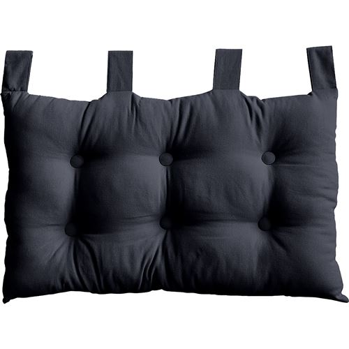Enjoy Home - Tête de lit coussin Panama à suspendre - 70 x 45 cm - Gris foncé - Panama