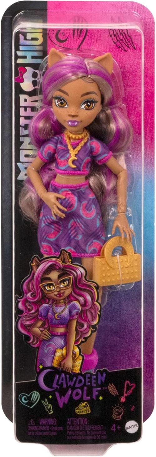 Mattel - Monster High - Poupée articulée 25cm - Clawdeen Wolf