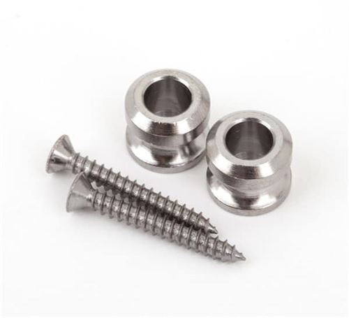 Non Communiqué Attache Courroies Et Straplocks - Fender American Locking Strap Buttons (2) (Chrome)