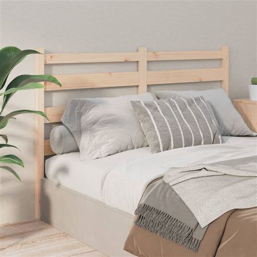 vidaXL Tête de lit 126x4x100 cm Bois massif de pin818410
