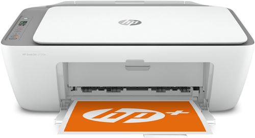 HP Deskjet 2720e All-in-One - Imprimante multifonctions - couleur - jet d'encre - 216 x 297 mm (original) - A4/Legal (support) - jusqu'à 6 ppm (copie) - jusqu'à 7.5 ppm (impression) - 60 feuilles - USB 2.0, Bluetooth, Wi-Fi(n) - Compatibilité HP Insta