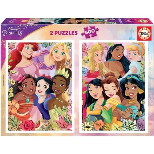 Educa - Puzzle - 2X500 Disney Princess