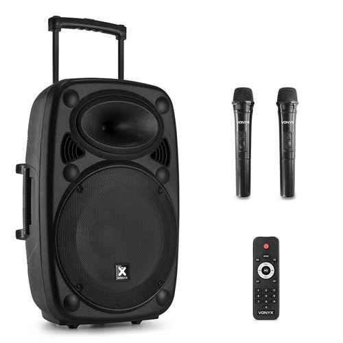 Vonyx Verve46 Enceinte Sono Portable 1000W, Enceinte Bluetooth Puissante