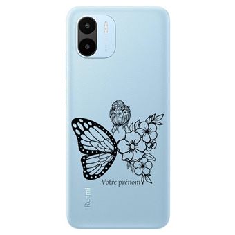 Coque Taperso Pour Xiaomi Redmi A Avec Motif Femme Papillon Et Fleur