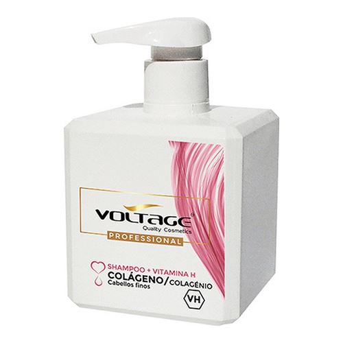 Voltage Cosmetics Shampoing Collagène + Vitamine H 500 Ml - Image 4