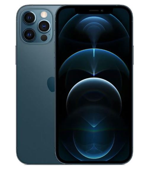 iPhone 12 Pro Double SIM 6,1 512 Go bleu Reconditionné avec Batterie neuve