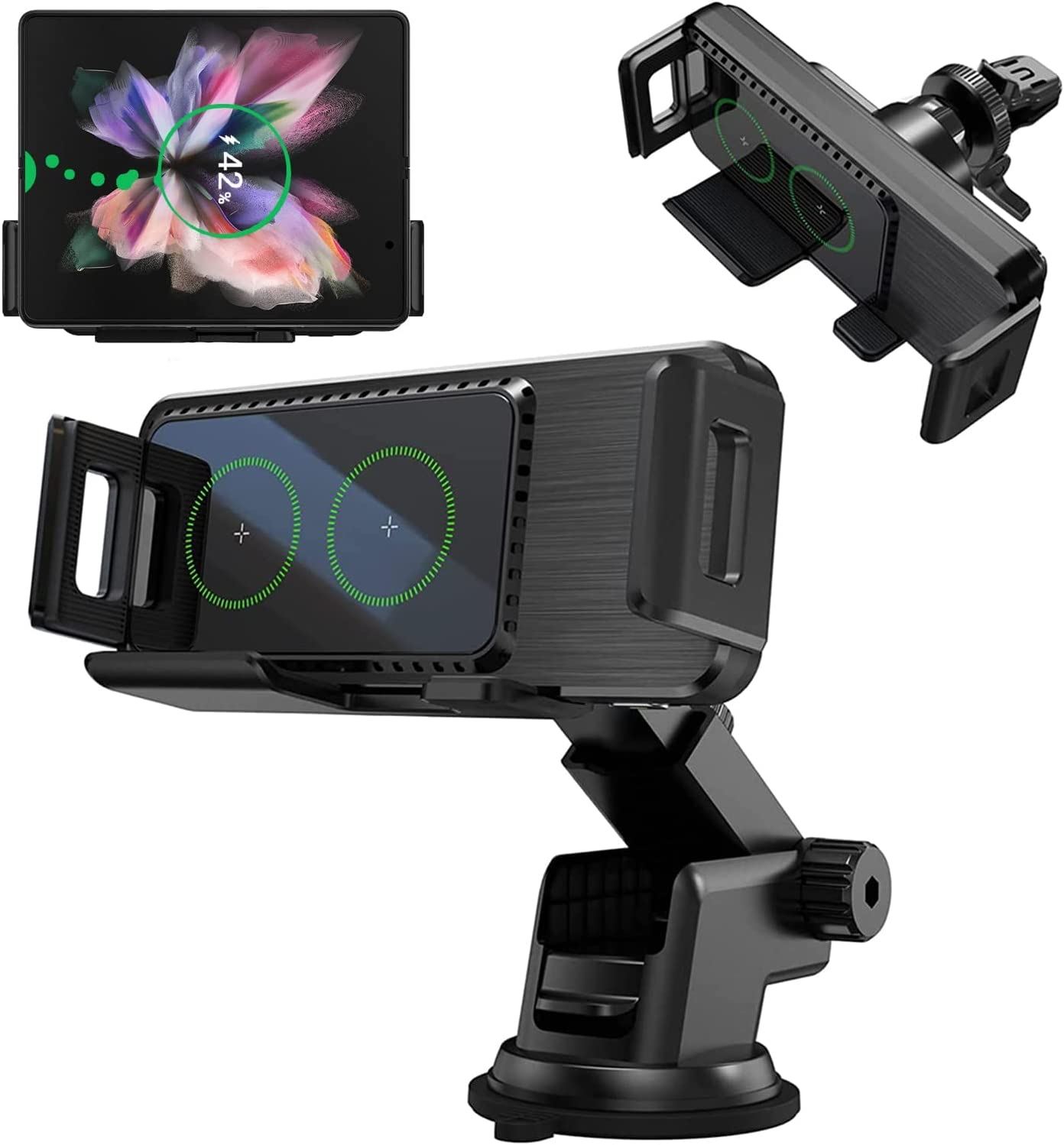 Support De Téléphone Pour Voiture Et Chargeur Rapide Sans Fil - Cooltastic Gifts