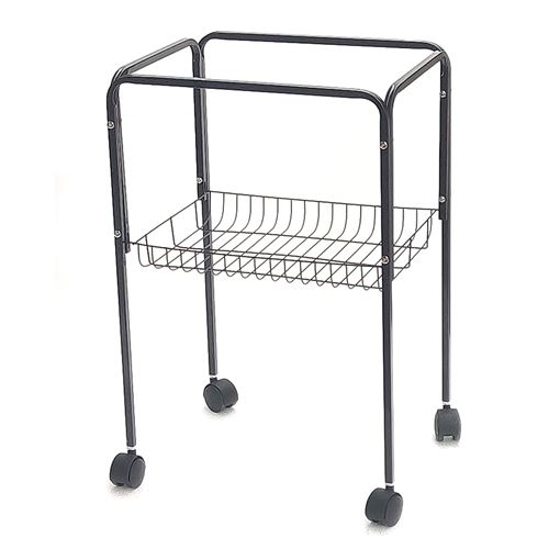 Cage à oiseaux avec quatre roulettes + étagère de rangement 48*37*36.5cm-noir
