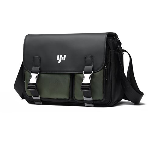 Sac bandoulière pour appareil photo reflex homme, couleur noire, dimensions 30×11,5×21 cm