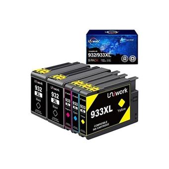 Cartouches D'encre Compatibles HP 932/933 XL - Pour OfficeJet 6100 Et Autres - Neuf, Multipack