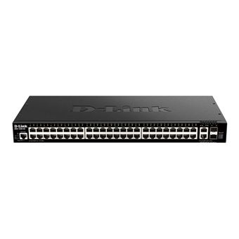 D-Link DGS 1520-52 - Commutateur - C3 - intelligent - 48 x 10/100/1000 + 2 x 10 Gigabit Ethernet + 2 x 10 Gigabit SFP+ - Montable sur rack - 1