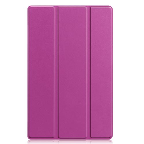 ATOUP Coque pour Lenovo Tab M10 Plus 10.6'' (3rd gen) TB-125 Étui Housse à Rabat Ultra Fine PU avec Veille/réveil Automatique -violet