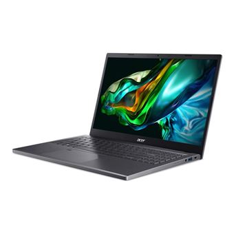 Acer Aspire 5 15 A515-48M - AMD Ryzen 7 - 7730U / jusqu'à 4.5 GHz - Win 11 Home - Radeon Graphics - 16 Go RAM - 512 Go SSD - 15.6" IPS 1920 x 1080 (Full HD) - Bluetooth, IEEE 802.11b, IEEE 802.11a, IEEE 802.11g, IEEE 802.11n, IEEE 802.11ac, IEEE 802.11ax