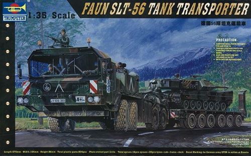 Maquette Trumpeter Faun SLT-56 : Transporteur de char- 1/35 - Maquett