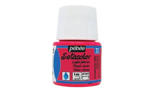 Pebeo Setacolor - Peinture - peinture à base d'eau - or - transparent - 45 ml