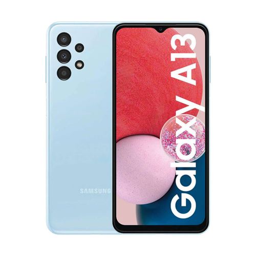 Smartphone Samsung galaxy a13 bleu 6.6 pouces RAM 4 Go 64 Go
