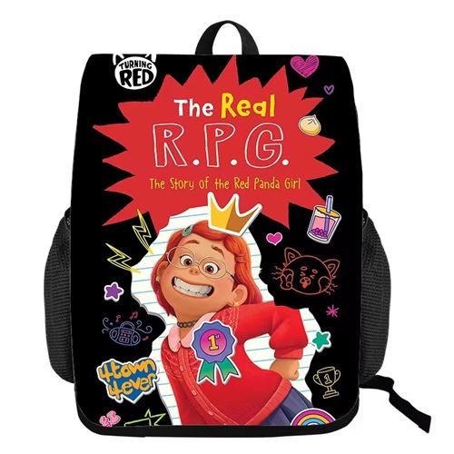 Sac à Dos Turning Red pour Garçon et Filles (SD1354) 32*15.5*44 cm Noir