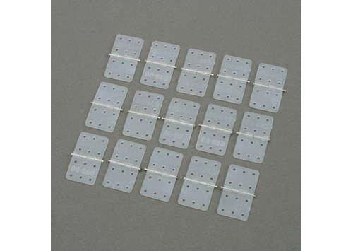 DU-BRO Hinges 11/28 Charnière rectangulaire Polyamide (L x l) 28 mm x 11 mm 15 pc(s)