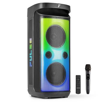 Fenton Pulse160 Enceinte de Soirée Lumineuse Bluetooth - 320 Watts, Batterie Longue Autonomie 12H, Résistance aux Éclaboussures IPX4 - 1