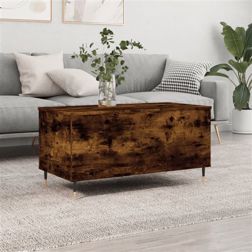 Vidaxl Table Basse Chêne Fumé - Image 3