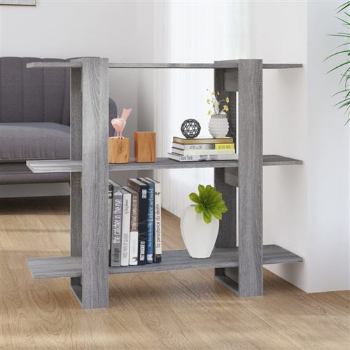 Non Communiqué Gris Vidaxl Bibliothèque/Séparateur De Pièce Sonoma 100X30x87 Cm813567
