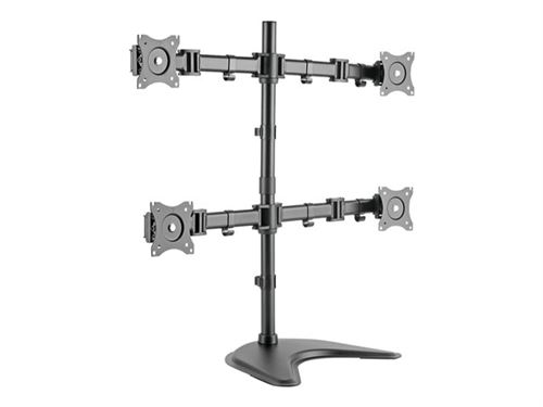 Digitus Universal - Pied - pour 4 écrans LCD - Taille d'écran : jusqu'à 27 pouces