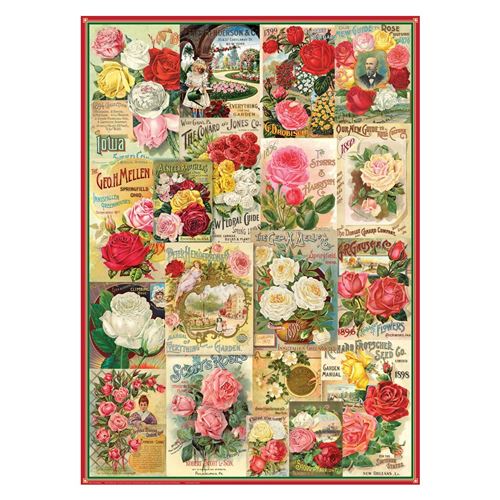 Puzzle Eurographics - Catalogue de graines de roses, 1000 pièces