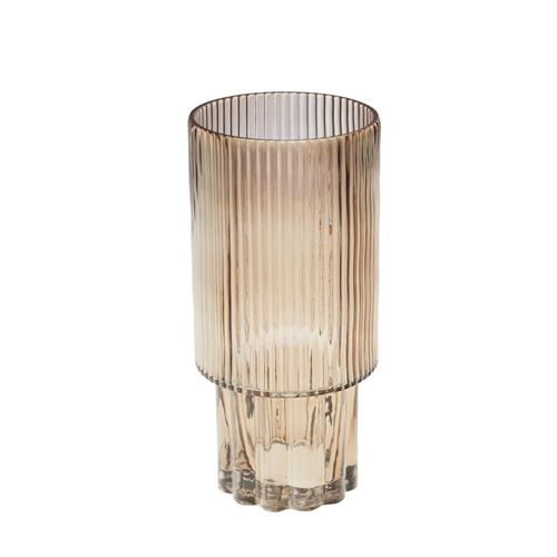 Amadeus Marron Vase Elia Rond En Verre - Image 2