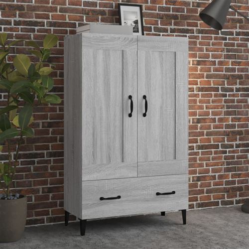 vidaXL - Buffet - 70x31x115 cm - Gris - Image 3