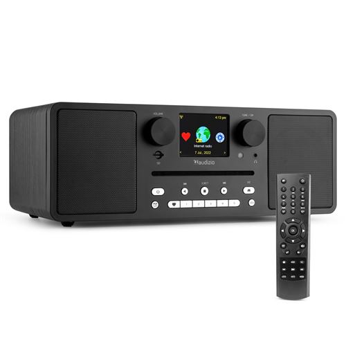 Radio Dab Stéréo Audizio Naples Avec Bluetooth 60W – Noir