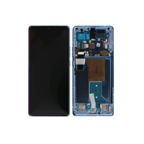 Original Ecran LCD Complet et Tactile Bleu Lunaire pour Motorola Edge 40 Pro 5D68C21987 5D68C22011