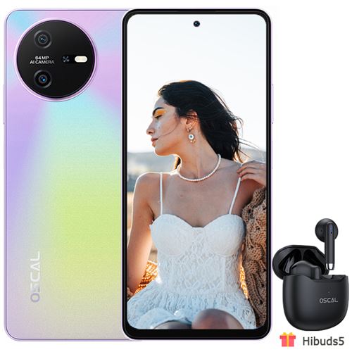 Smartphone 4G Blackview A55 Pro 4Go+64Go 6.53 Pouces 5MP + 13MP 4780mAh Android 11 Double SIM GPS Téléphone Portable - Vert