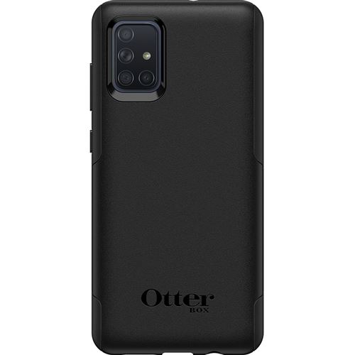 OtterBox Commuter Series Lite - Achterzijde behuizing voor mobiele telefoon - polycarbonaat, synthetisch rubber - zwart - voor Samsung Galaxy A71