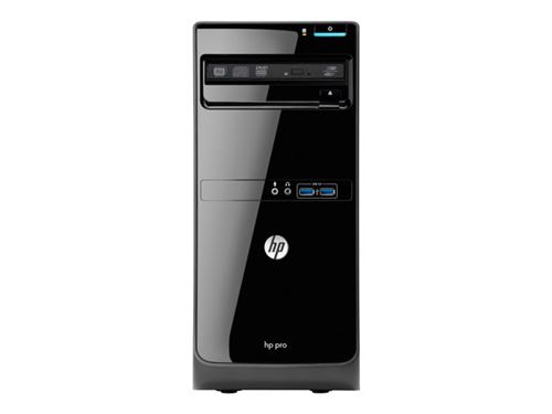 HP Pro 3400 - Micro-tour Pentium G630 - RAM 2 Go - HDD 500 Go - DVD SuperMulti - HD Graphics - Gigabit Ethernet - Win 7 Pro 64 bits - moniteur : aucun