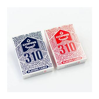 Duo Pack Copag 310 2 Jeux De 54 Cartes Toilees Plastifiees Format Poker 2 Index Standards Autres Magies Achat Prix Fnac