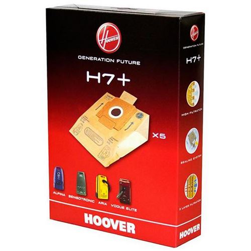 5 Sacs H7 pour Alpina Aria Sensotronic Vogue Elite Aspirateur 09026177 Hoover - 36074