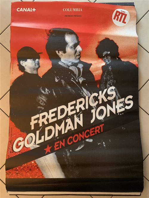 Jean-Jacques GOLDMAN - Fredericks Jones - 1993 - 80x120cm - Affiche
