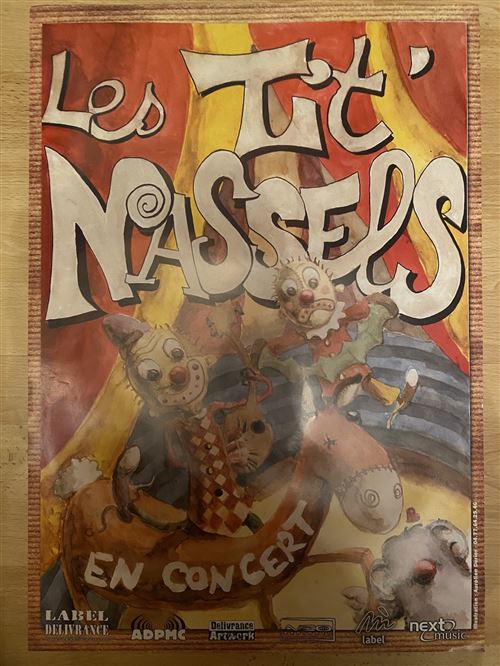 Les Tit'Nassels - En concert - 40x60cm - Affiche