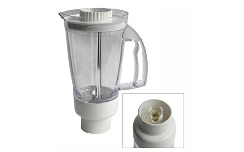 Bol Blender Complet Blanc pour Pieces Preparation Culinaire Petit Electromenager Moulinex - Ms-5A16452