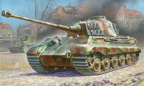 King Tiger Henschel Zvezda 1/100