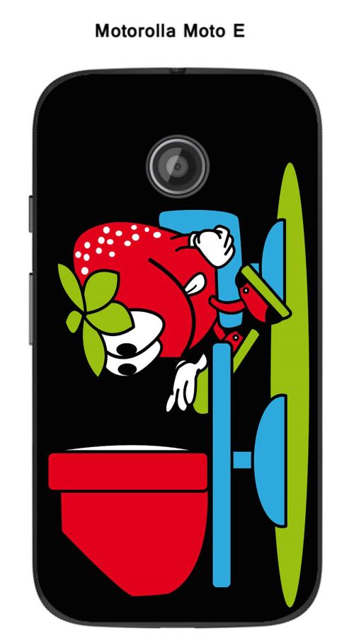 Coque Motorola Moto E - 3G design fraise
