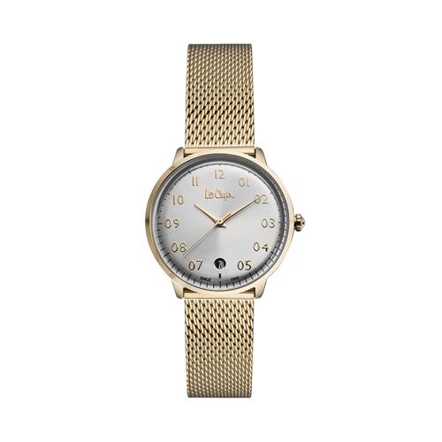 LEE COOPER Montre analogique bracelet acier en mailles milanaises MIRAGE Or
