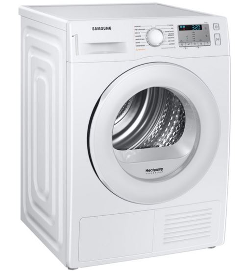 Samsung DV70TA000TH - Sèche-linge - largeur : 60 cm - profondeur : 65 cm - hauteur : 85 cm - chargement frontal - blanc