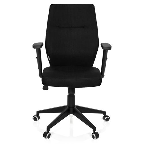 Chaise de bureau MATTEO tissu noir hjh OFFICE
