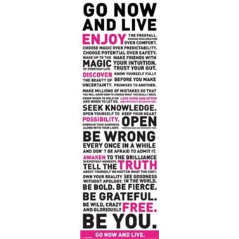 Avoir Images Motivation Midi Poster Vas Y Et Vis Maintenant Sois Toi Meme dernière salutations