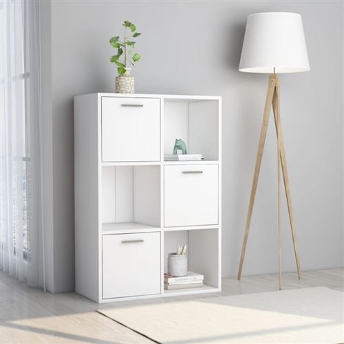 vidaXL Armoire de rangement Blanc 60x29,5x90 cm Aggloméré