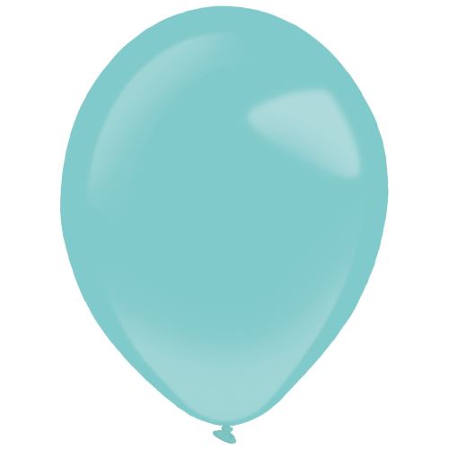 Amscan ballons 28 cm latex turquoise 50 pièces